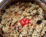 Foto langkah ke 3 dari resep Nasi Kukus Tongkol Kemangi.