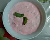 A picture of step 5 of Rose and Gulkand ice cream from sour cream.