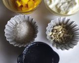 A picture of step 1 of ম্যাঙ্গো লস্যি(Mango lassi recipe in Bengali).