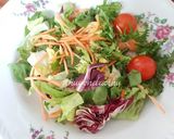 Hình bước làm 1 của món Bữa tối #nocarb với salad và thịt áp chảo