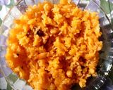 A picture of step 5 of Kesaria Meetha Chawal.