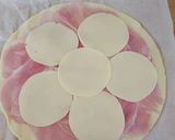 A picture of step 1 of Stuffed Puff Pastry with Ham and Mild Provola Cheese.