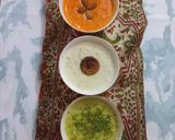 A picture of step 6 of Tri color kheer.