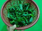 Tumis kangkung tauge pedas manis (cocok untuk diet)