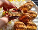 عکس مرحله 1 از دستور کباب مرغ شکم پر 🌸