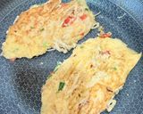 Gambar langkah 4 resipi 👩‍🍳Enoki Omelet Patties.