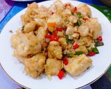 Foto langkah ke 7 dari resep Tahu Cabe Garam.