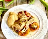 Foto del paso 9 de la receta: Pollo al horno con mandarinas