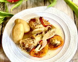 Foto del paso 9 de la receta: Pollo al horno con mandarinas