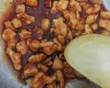 A picture of step 14 of Schezwan chicken.