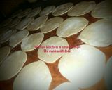 A picture of step 2 of 160pcs Samosa sheets.