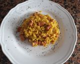 Foto del paso 6 de la receta Arroz con salchichas rojas