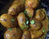 A picture of step 7 of Kashmiri Dum Aloo.