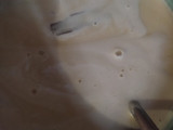 Mousse de piloncillo con jelly de guayaba