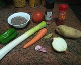 Foto del paso 1 de la receta ✅🗣📢 Lentejas a la Jardinera 🍅🌶🥕🥔🥄