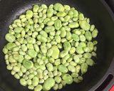 Foto del paso 2 de la receta Champiñones y habas esparragás con huevo