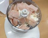 Foto del passaggio 2 della ricetta Cannoli di insalata con mousse di petto di tacchino