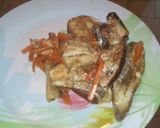 Foto del paso 12 de la receta: Zanahorias salteadas con berenjenas al graten en salsa de tomate