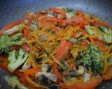 Zöldséges Pizza [vegán, lisztmentes] recept fázis 5 fotója