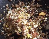 A picture of step 2 of Nuts & Dates stuffed khoya samosa.
