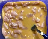 Foto del paso 2 de la receta: Cubitos de pollo 🐤 a la Naranja 🍊