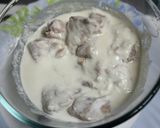 A picture of step 1 of Chicken Posto.