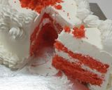 A picture of step 3 of Red velvet cake.