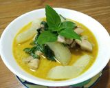 รูปขั้นตอนการทำที่ 3 ของ แกงเขียวหวานไก่ใส่ฟักเขียว #28