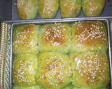 Foto langkah ke 11 dari resep Roti sobek pandan isi coklat.