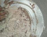 A picture of step 2 of Bajre ka vada in heart shape(pearl millet flour).