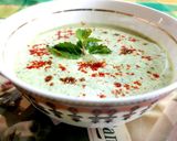 A picture of step 3 of Mint Coriander Raita.