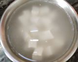 A picture of step 4 of BASIL PANEER (No onion no garlic).