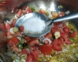 A picture of step 6 of Ringna no olo(kathiyawadi dhaba style).