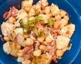 A picture of step 5 of Chana chaat.