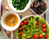 Hình bước làm 2 của món Nước sốt salad mè rang