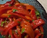 Фото кроку 4 до Салат з печеного перцю 🌶️.