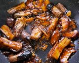 Gambar langkah 6 resipi Shiitake Terung Masak Sos Tiram.