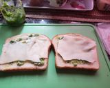 Foto del paso 2 de la receta: Sándwich de Queso, Mortadela y Pesto