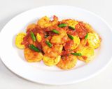Foto langkah ke 8 dari resep Udang Tofu Balado Ala Pagi Sore.