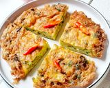 Foto langkah ke 6 dari resep Telur Dadar Makaroni.