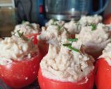 Foto del paso 3 de la receta: Tomates rellenos de atún y puré