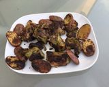 Une image de l'étape 7 de Chevreau mariné grillé façon travers et ses pommes de terre.