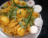 यखनी वेज पुलाव (( yakhni veg pulao recipe in Hindi) रेसिपी चरण 4 फोटो