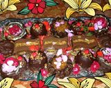 Une image de l'étape 1 de Petits gâteaux fourrés au caramel au chocolat.