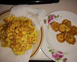 Foto del paso 3 de la receta: Sopa de pollo y plátano verde frito