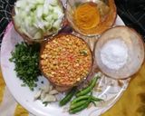 कद्दू दाल फ्राई (Kaddu dal fry recipe in hindi) रेसिपी चरण 1 फोटो