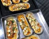 Foto langkah ke 4 dari resep Sausage Bread / Roti Sosis tanpa ulen No knead#BelanjaDipasarCookpad.