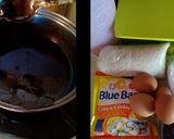 Foto langkah ke 1 dari resep Brownis super coklat.