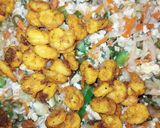 இறால் பிரைட் ரைஸ் (Iraal fried rice recipe in tamil) ரெசிபி ஸ்டேப் 3 புகைப்படம்