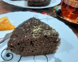 عکس مرحله 1 از دستور کیک خیس شکلاتی نسکافه ای(یک تخم مرغی)